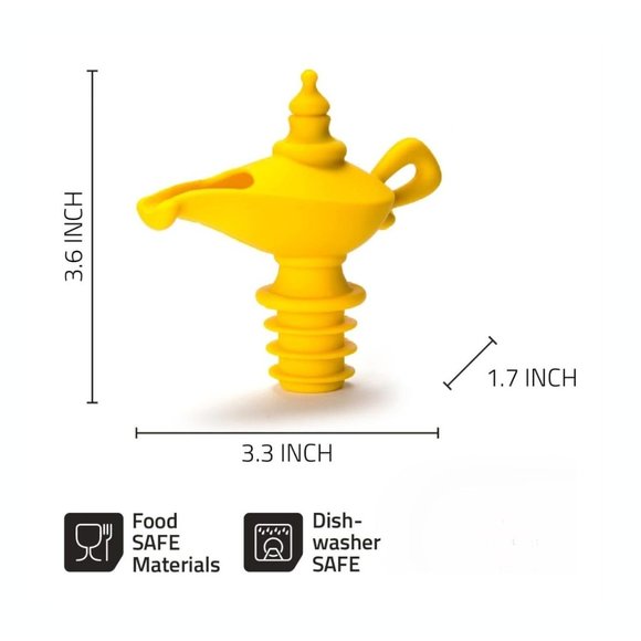 Genie Lamp Oil Pourer and Stopper 2 Pack - Picture 5 of 5